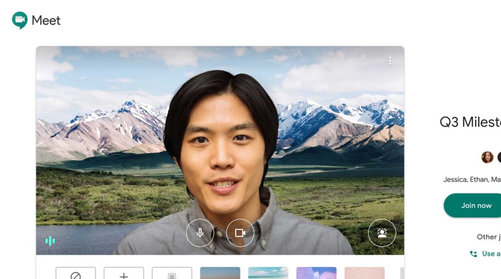 Filter baru Google Meet ahasave video downloader