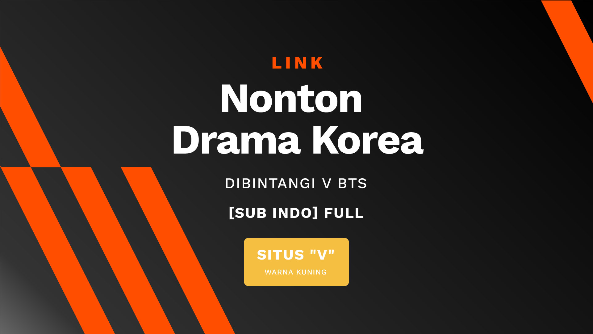 ️Link Nonton Drama Korea Terbaru Yang Dibintangi V BTS [Sub Indo ...