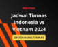 Jadwal Timnas